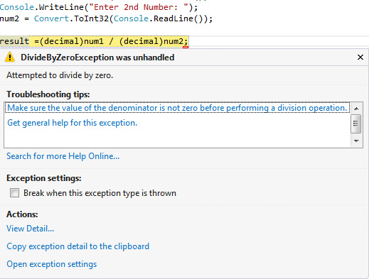 C# Tip: Exception handling with WHEN clause